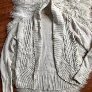 Cable-knit cardigan